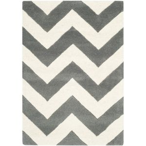 Safavieh Chatham Collection cht715 a Handmade Marfil y Negro Lana Area Rug