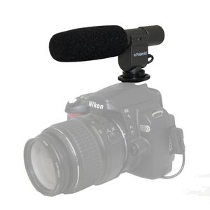 Polaroid Pro Video Condenser Shotgun – Micrófono para la Sony HDR-XR160, PJ10, PJ30 V, mc50u, CX700 V, CX560 V, CX155, XR100, PJ650 V,, TD10, pj50 V,