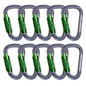 Fusion Climb Techno Groove Triple Lock Hms Delta Carabiner 10-pack