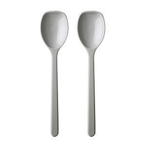 IPPINKA Mepal Rosti – Juego de 2 cucharas resistentes – gris – melamina