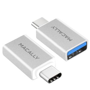 Macally Usb-c A Usb 3.0 Adaptador (2-pack), Convierte Ent...