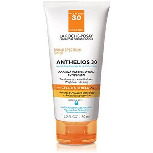 La RochePosay Anthelios Cooling WaterLotion Bloqueador solar Protector solar corporal y facial con antioxidantes
