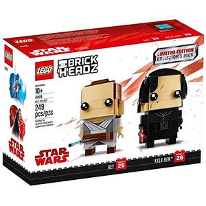 Pack LEGO Star Wars BrickHeadz de Rey y Kylo Ren, edición limitada de colección
