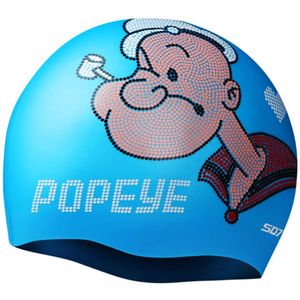 Gorra de natación de silicona Popeye oliva