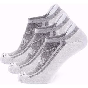 Pure Athlete - Calcetines de correr de bambú de corte bajo para hombre y mujer, antiampollas, acolchados, cómodos