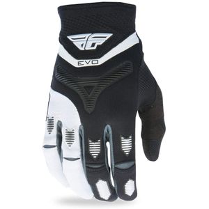 FLY Racing Unisex-Adult EVA Guantes (Negro/Blanco, XXL)