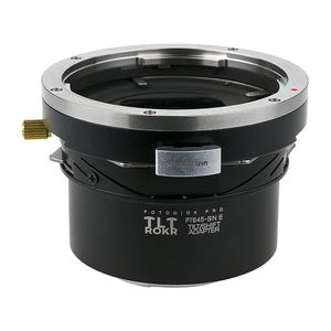 Fotodiox Pro TLT ROKR – inclinación/cambio adaptador de montura de lente para Pentax 645 (P645) Mount SLR lentes a Sony Alpha E-Mount sin espejo cuerp