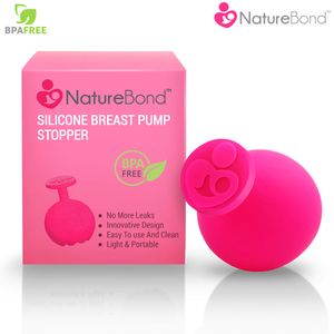 naturebond sacaleches tapón de silicona | A prueba de fugas, última intervensión de BPA y 100% silicona de grado alimenticio
