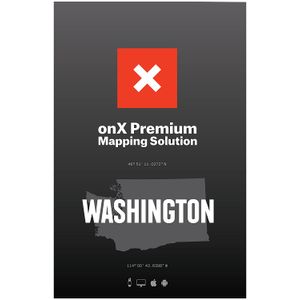 onxmaps Hunt Washington chip para GPS Propiedad Privada/Pública Tierra 24 K Topo Mapas unidad para Garmin GPS (tarjeta de MicroSD/SD) + Membresía Prem