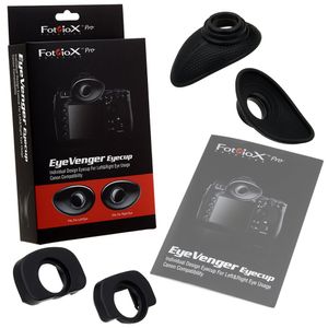 Fotodiox Pro EyeVenger Eyecup Kit para Canon Pro DSLR, Individual Diseñado Izquierda & derecha eyecups para Canon