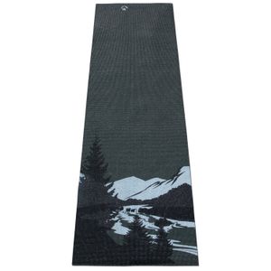 Aurorae Classic/Printed Extra Thick and Long 72" Premium Eco Safe Yoga Mat with Non Slip Rosin Included