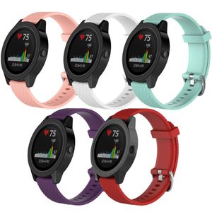 QGHXO - Correa de repuesto para reloj Garmin VivoActive 3, de silicona suave, para Garmin VivoActive 3/Garmin Vivoactive 3 Music/Garmin Forerunner 645