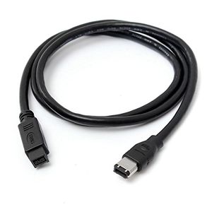 bizlander Premium – Cable FireWire 800, IEEE1394B, 6 ft (1.8 m) Balck 9 pines a 6 pines macho a macho