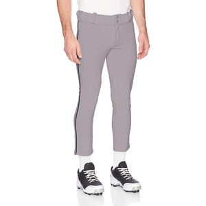 Pantalones de béisbol con parte inferior abierta, Gris, XL