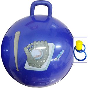 Hippity Hop 55cm Including Free Foot Pump, for Children Ages 7 & Up, Space Hopper, Hop Ball Bouncer