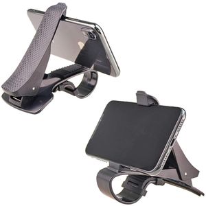Paquete de 2 soportes antideslizantes para teléfono móvil para el salpicadero para iPhone Series, Samsung Galaxy Note, LG, Motorola y más de 3,5 – 6,5