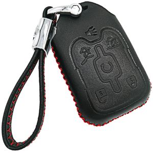 Alegender - Funda de piel para mando a distancia con llave, para Chevrolet Tahoe Suburban Chevy GMC Yukon GM 2015 2016 2017
