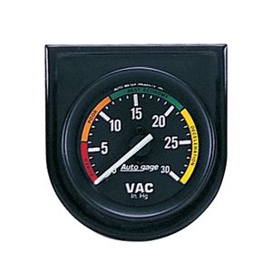 Auto Meter 2337 panel calibrador de aspiradora con medición automática