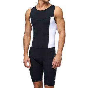 Sundried - Traje de triatlón acolchado de compresión para hombre, para correr, natación, ciclismo