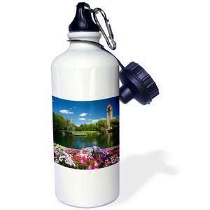 IMAGEN  Reloj "deportes botella de agua, 21 oz, blanco