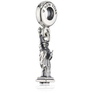 arete de Nueva York Estatua de la libertad Dangle de Pandora 791077