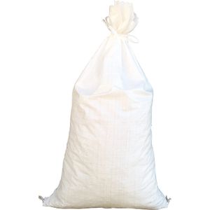 sandbaggy – Vacío Poly Sandbags W/protección UV – Tamaño: 14" x 26" – Color: Blanco – Grado Militar