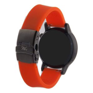 The Original SnuG watchbands 20mm Perfect fit Bracelet Band, Replacement Smart Watch Band Strap - Silicone - Quick Release - Stainless Steel Deployant