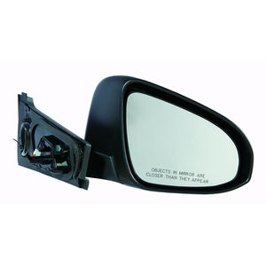 Depo Toyota Yaris Hatchback Texturizado Power Espejo no calentado, Lado de pasajero (derecho)