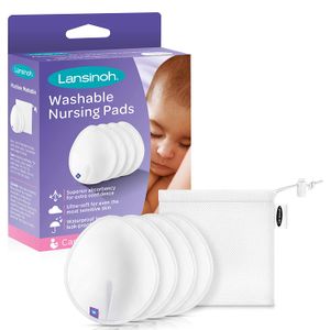 Almohadillas de lactancia reutilizables para madres