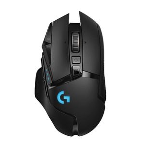 Logitech G502 Lightspeed Wireless Gaming Mouse with Hero 16K Sensor, PowerPlay Compatible, Tunable Webs and Lightsync RGB