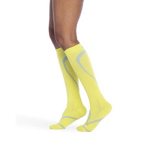 Calcetines hasta la pantorrila unisex SIGVARIS Traverse 412C, Limeade