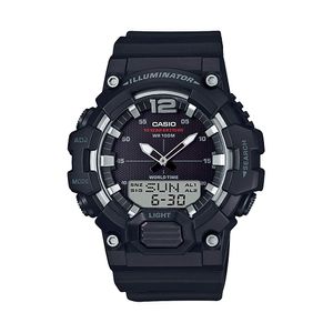 Casio "clásico resina de cuarzo de los hombres reloj Casual, color: negro (modelo: HDC-700 – 1 avcf)
