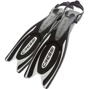 Cressi Adult Powerful Efficient Open Heel Scuba Diving Fins | Frog Plus: made in Italy