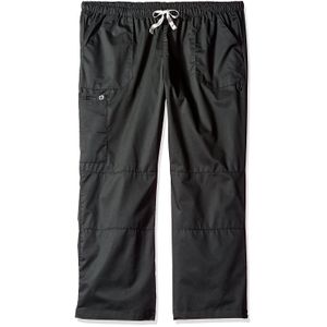 wonderwink Women 's Petite Plus tamaño wonderwork pierna recta Cargo Scrub