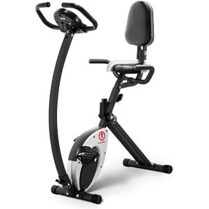 Marcy bicicleta estática plegable con respaldo alto asiento, Multi, talla única