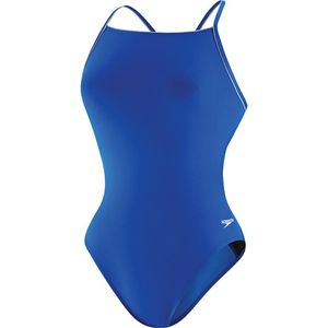 Speedo Endurance Traje de baño de una pieza, de color liso, con tiras finas., 26