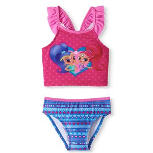 Moda para Niñas Shimmer & Shine 2 piezas traje de baño