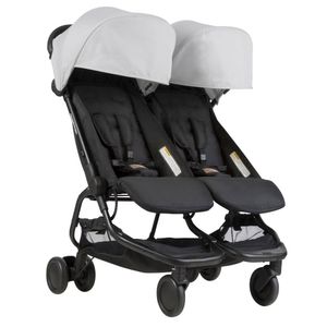 Mountain Buggy Nano Duo carriola, Estándar, Plateado