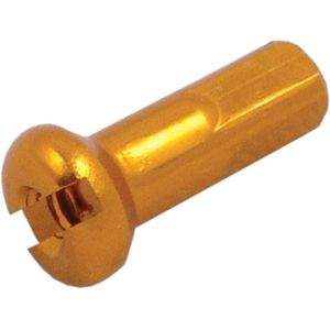 DT Swiss continúa aleación de pezón 14 g 2.0 mm Oro Caja/100