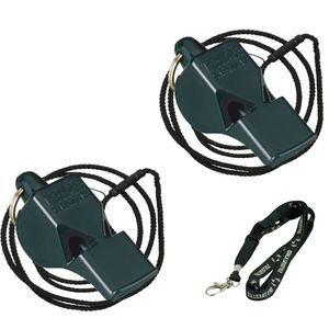 Fox 40 Classic Loud Pealess - Silbato de salvavidas con cordones, paquete de 2 + cordón de Koala