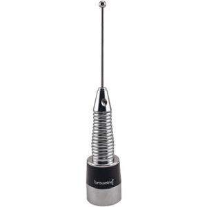 Browning Br-167-S 136mhz-174mhz Vhf Pretuned Unity Gain Land Mobile Nmo Antena (acero inoxidable)
