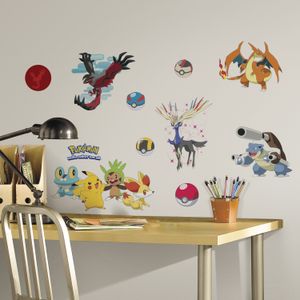 RoomMates Pokemon XY Pegatinas de pared para pegar y despegar