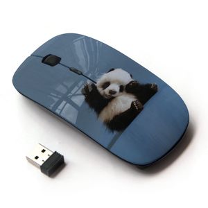 koolmouse [óptico 2.4 G mouse inalámbrico] [Tiny Baby Panda Quote Blue China Animal]