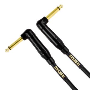 Mogami GOLD INSTRUMENT-RR cable de instrumento o para efectos de pedal de guitarra, conectores TS machos de 1/4 pulgadas, contactos dorados, conectore