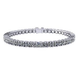 NANA Sterling Silver Swarovski Cubic Zirconia 7" or 8" Tennis Bracelet 3.0mm, 3.5mm, 4.0mm, 5.0mm, 5.5 mm or 6.0 mm