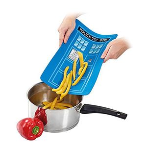 Doctor Who Tardis Tabla de cortar – Silicona Flexible, Con Base antideslizante
