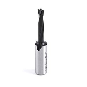 Amana Herramienta 201005 con punta de carburo Brad Punto aburrido bit R/H 5 mm D x 57 mm de largo x 10 mm SHK