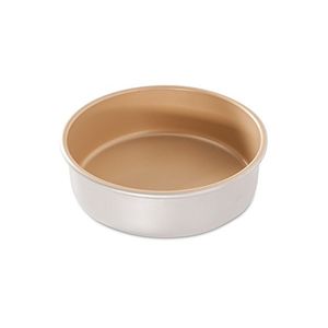 Nordic Ware – Natural Aluminio Antiadherente Comercial high-side Hoja Cake Pan, Round, Metálico