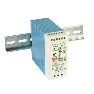 [powernex] Mean Well MDR-60 – 24 24 V 2.5 A 60 W Riel DIN Industrial de salida única Fuente de alimentación