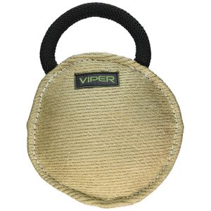 Viper piel, ropa de yute o sintéticas Ronda Bite almohada Tug Toy Recompensa Para Adulto Perros y cachorros
